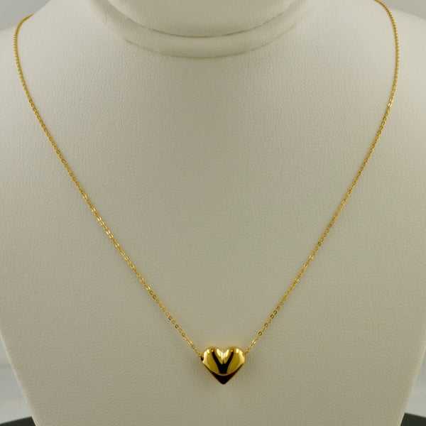 Magnetic Heart Golden Pendant
