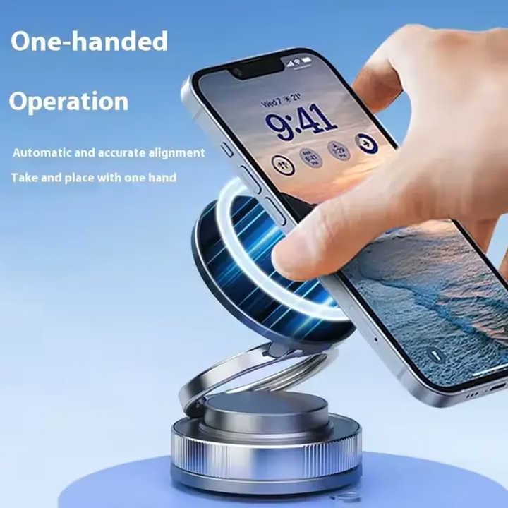 Vacuum Suction Foldable Mobile Phone Holder
